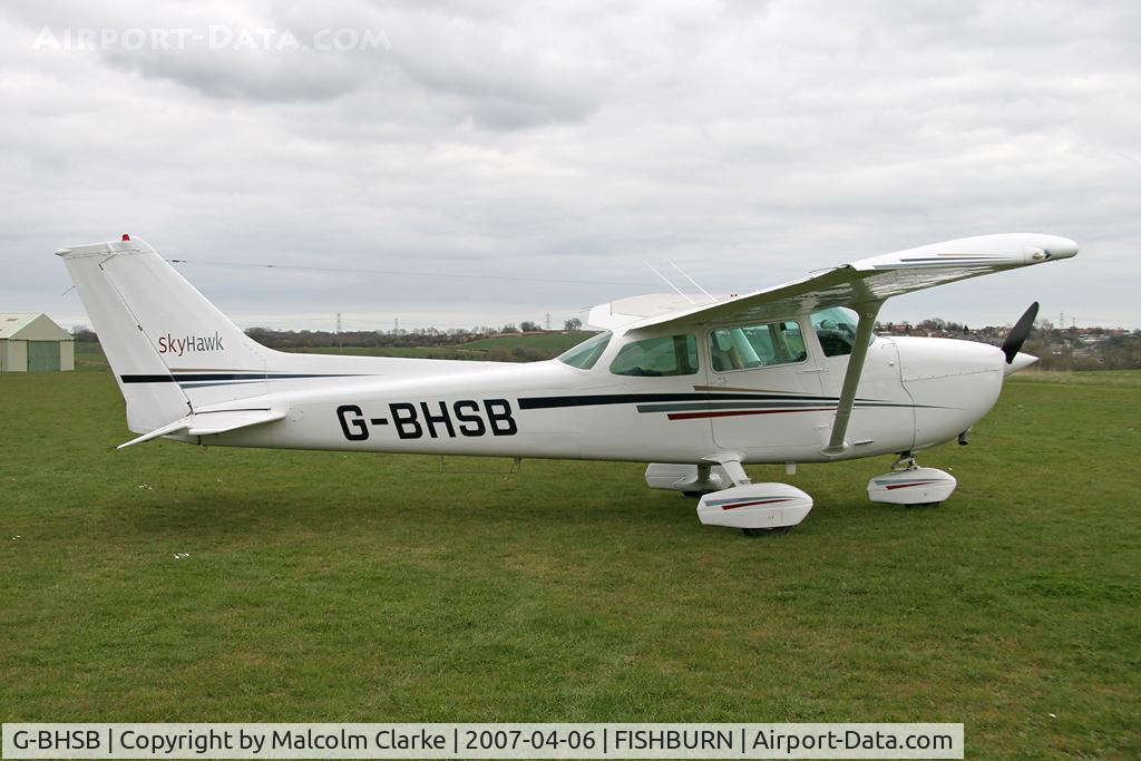 G-BHSB, 1980 Cessna 172N Skyhawk C/N 172-72977, Cessna 172N Skyhawk 100 at Fishburn Airfield, UK in 2007.