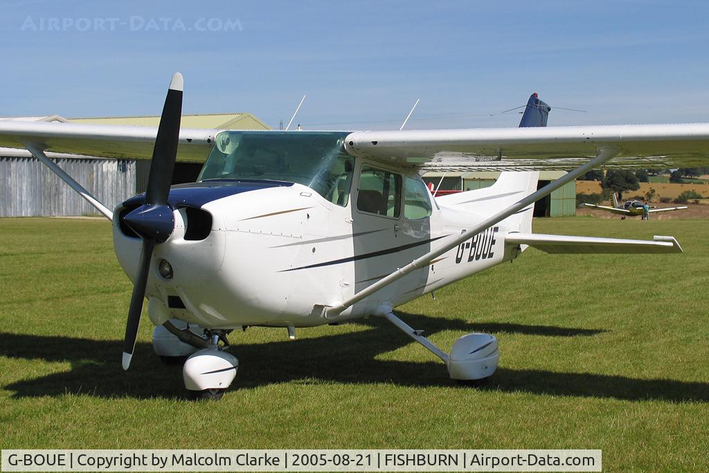 G-BOUE, 1979 Cessna 172N C/N 172-73235, Cessna 172N Skyhawk 100 at Fishburn Airfield, UK in 2005. Previously registered N6535F.