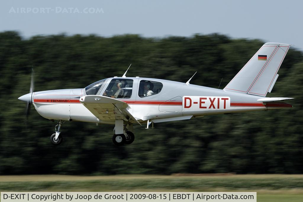 D-EXIT, 1991 Socata TB-20 Trinidad GT C/N 1299, arrival for the old timer fly in.