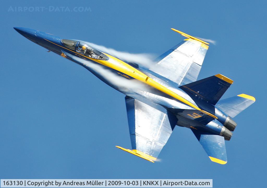 163130, McDonnell Douglas F/A-18A-21-MC Hornet C/N 0539/A448, Blue Angels.