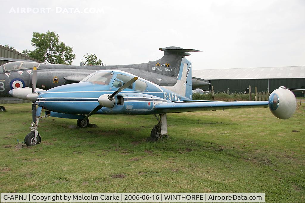 G-APNJ, Cessna 310 C/N 35335, Cessna 310 at Newark Air Museum, Winthorpe, UK in 2006.