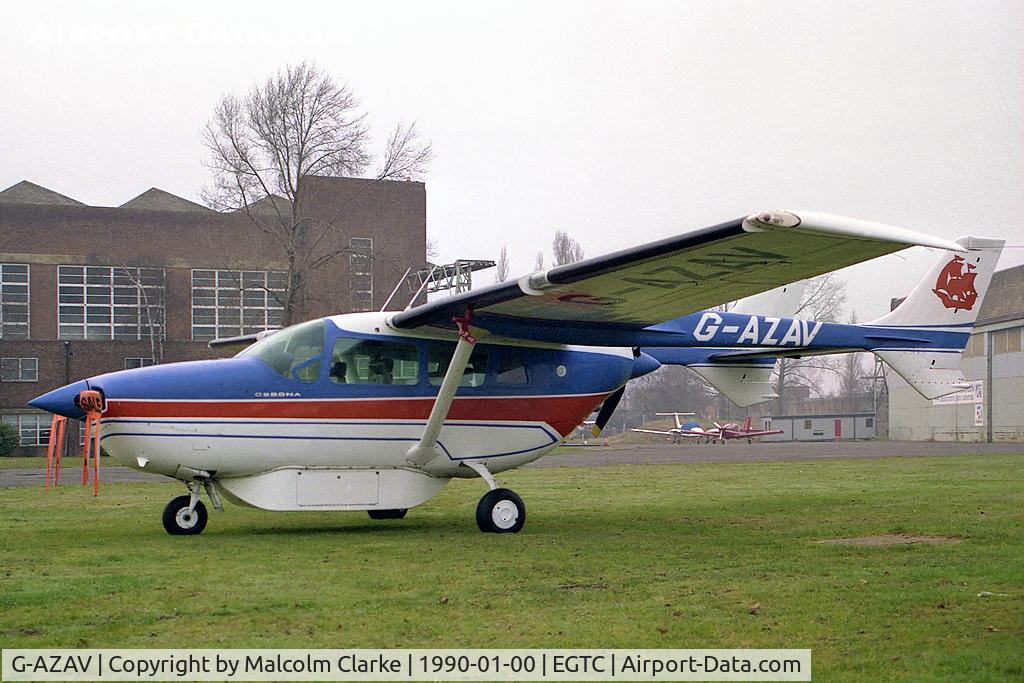G-AZAV, 1971 Cessna 337F Super Skymaster C/N 337-1388, Cessna 337F Super Skymaster at Cranfield Airport, UK.