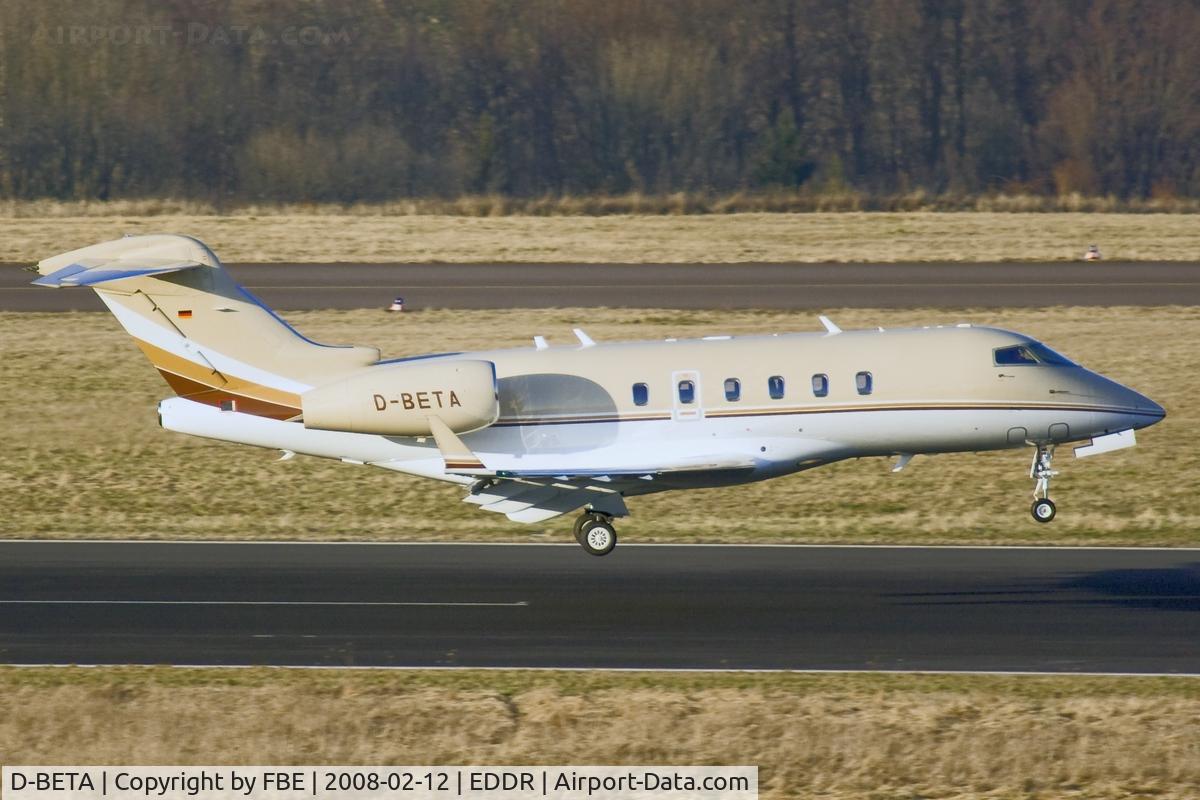 D-BETA, 2005 Bombardier Challenger 300 (BD-100-1A10) C/N 20079, Cirrus Aviation Bombardier BD-100-1A10 Challenger 300
