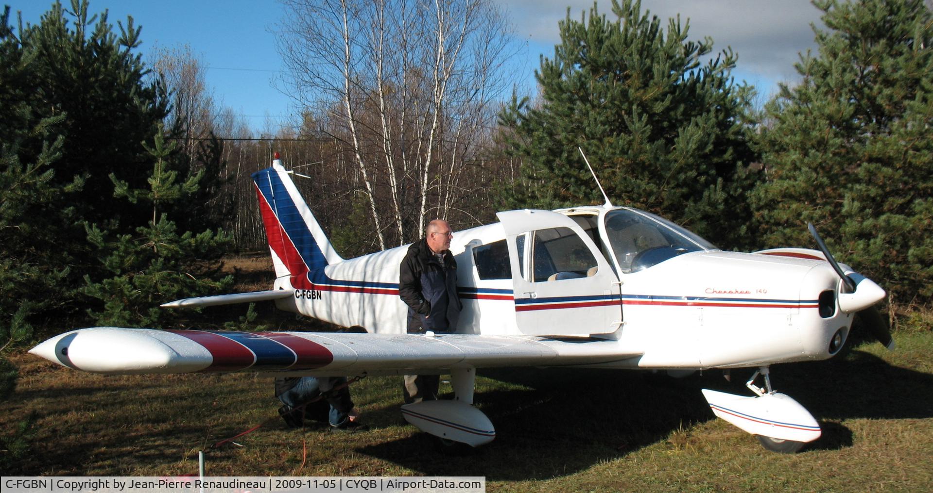 C-FGBN, 1965 Piper PA-28-140 Cherokee C/N 28-20387, New Owner of C-FGBN