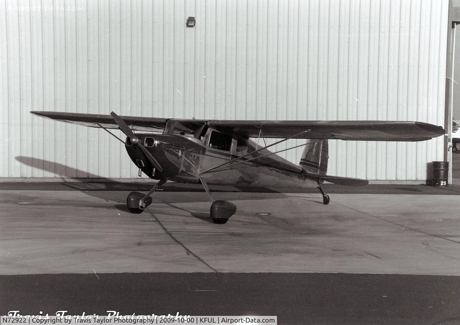 N72922, 1946 Cessna 140 C/N 10120, 1946 Cessna 140