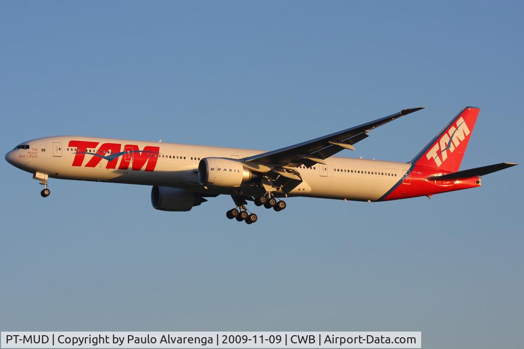 PT-MUD, 2008 Boeing 777-32W/ER C/N 37667, TAM 777