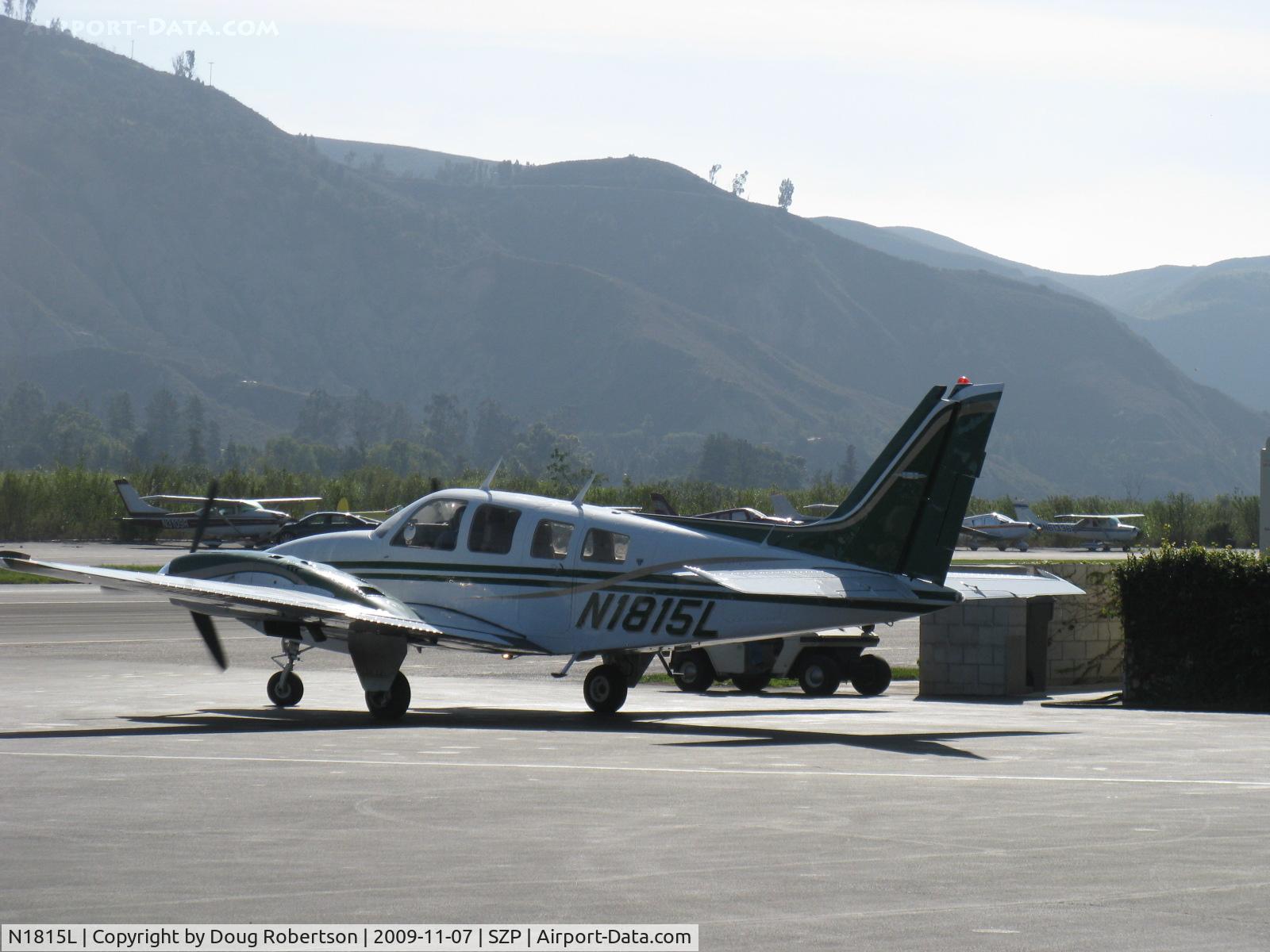 N1815L, 1976 Beech 58P Baron C/N TJ-63, 1976 Beech 58P BARON, two Continental TSIO-520-LB1C 310 Hp each, air from turbosuperchargers pressurizes cabin to 3.6 psi differential.
