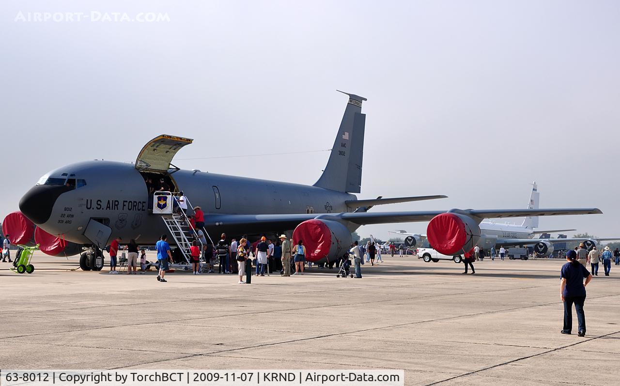 63-8012, 1963 Boeing KC-135R Stratotanker C/N 18629, 22nd ARW Stratotanker on display during Randolph Airshow 09.