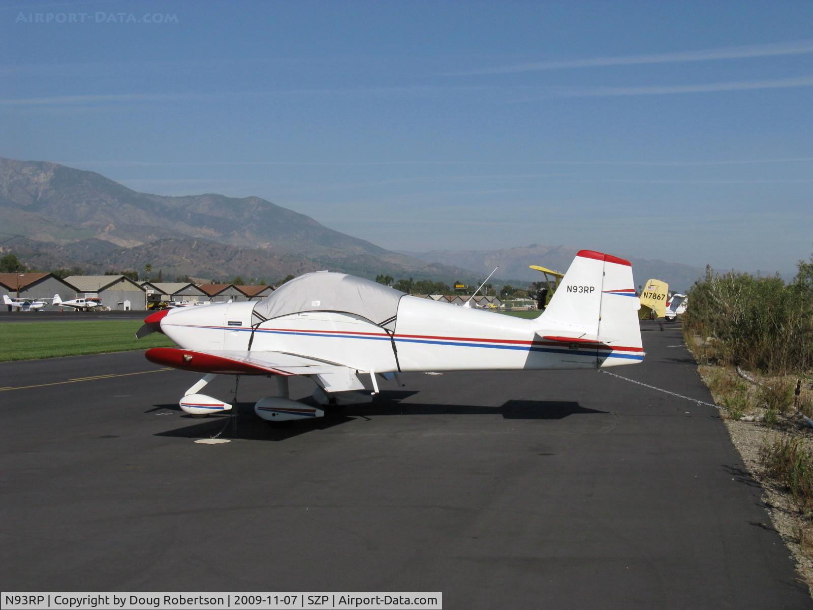 N93RP, Vans RV-6A C/N 21219, Powers VAN's RV-6A
