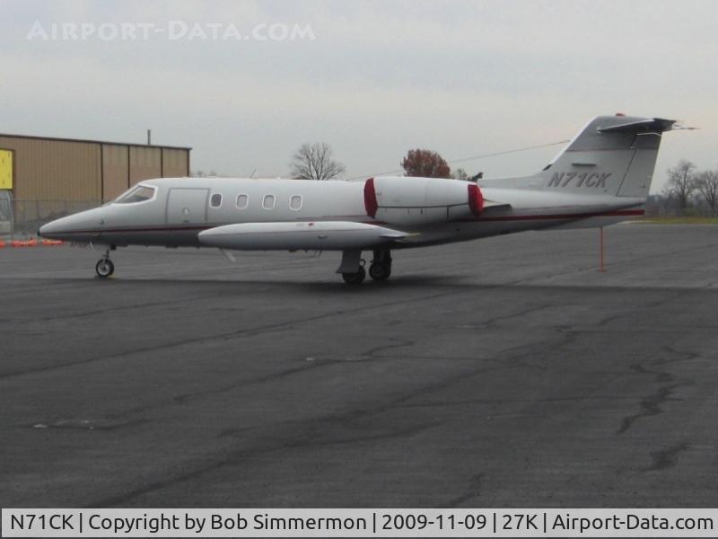 N71CK, 1977 Gates Learjet 36A C/N 035, On the ramp at Georgetown, Kentucky.