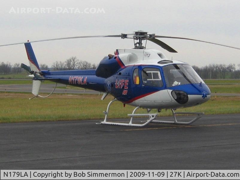 N179LA, 1982 Aerospatiale AS-355F Ecureuil 2 C/N 5179, On the ramp at Georgetown, Kentucky.