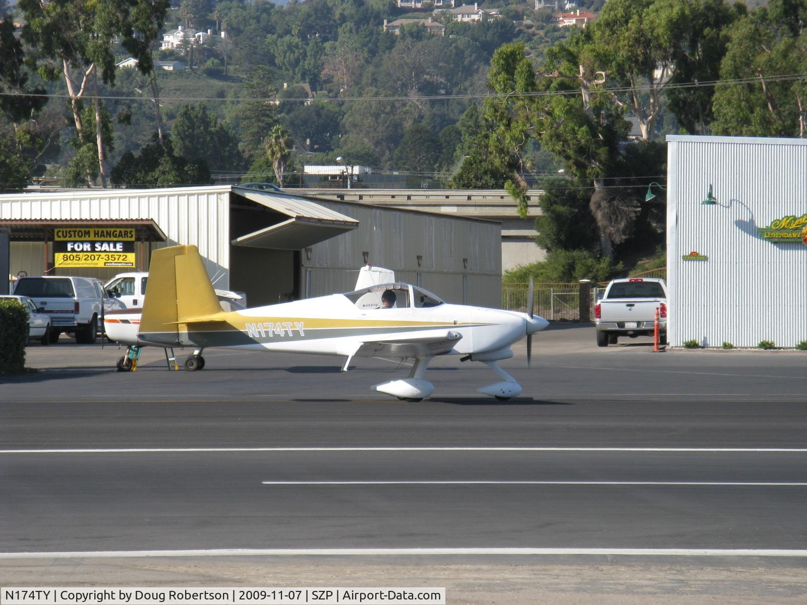 N174TY, 2004 Vans RV-7A C/N 70331, 2004 Yaberg VAN's RV-7A, taxi back