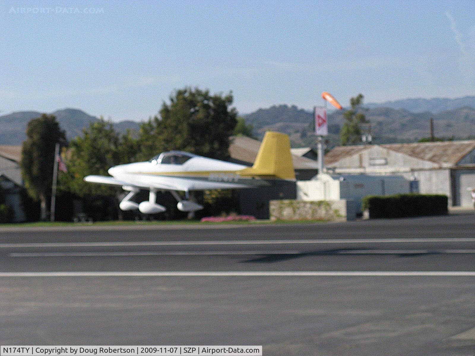 N174TY, 2004 Vans RV-7A C/N 70331, 2004 Yaberg VAN's RV-7A, takeoff Rwy 22