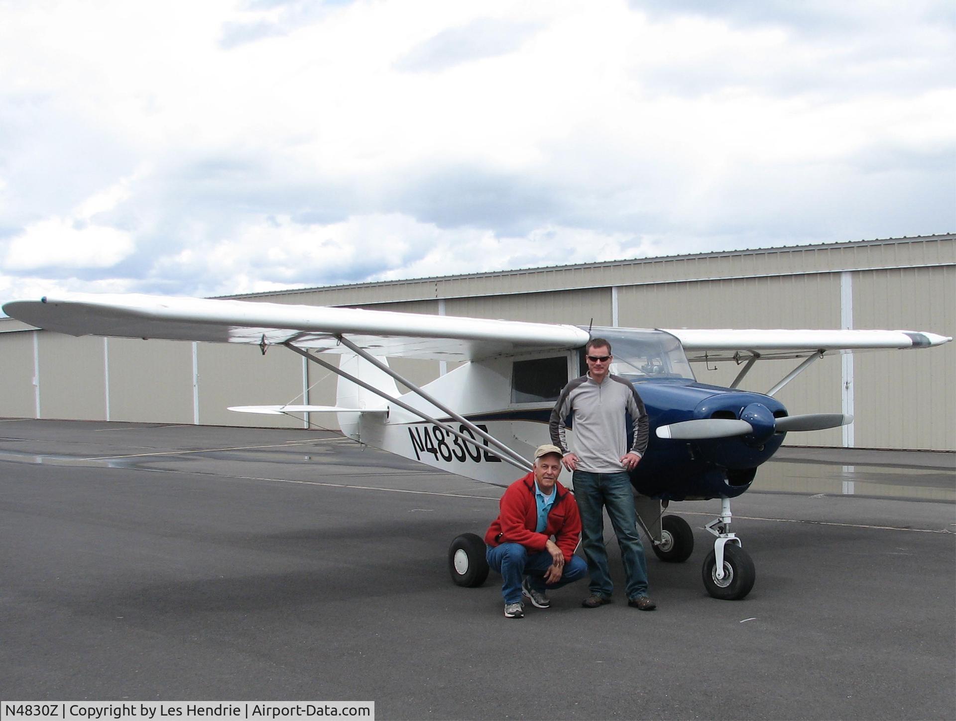 N4830Z, 1961 Piper PA-22-108 Colt C/N 22-8404, This was the day I flew my Colt for the first time
