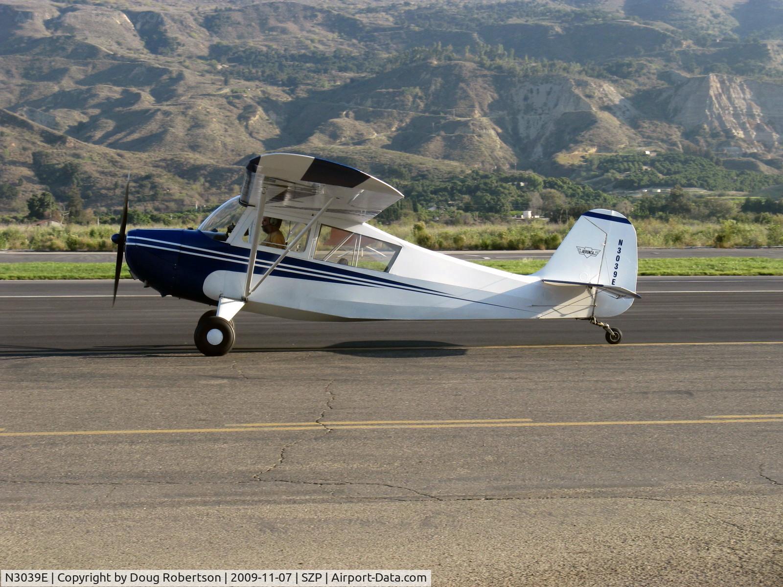 N3039E, 1946 Aeronca 7AC Champion C/N 7AC-6625, 1946 Aeronca 7AC CHAMPION, Continental O-200 100 Hp upgrade by STC, taxi back after landing on the grass strip