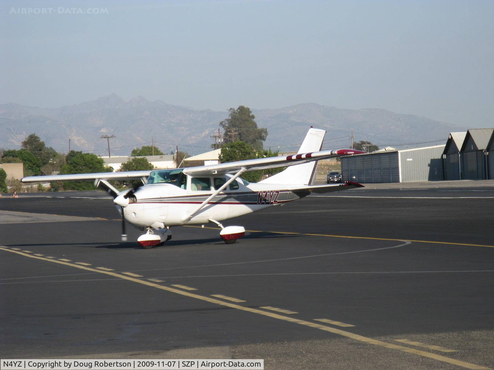 N4YZ, 1977 Cessna U206G Stationair C/N U20603702, 1977 Cessna U206G STATIONAIR 6, Continental IO-520-F 300/285 Hp, Multiple certification, taxi after landing