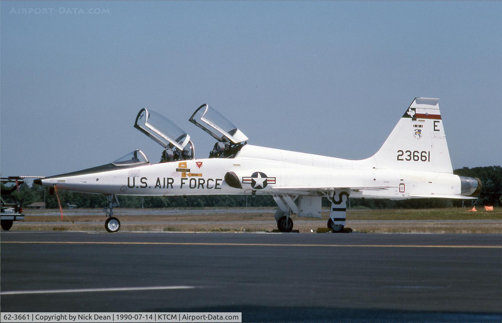 62-3661, 1962 Northrop T-38A Talon C/N N.5366, KTCM
