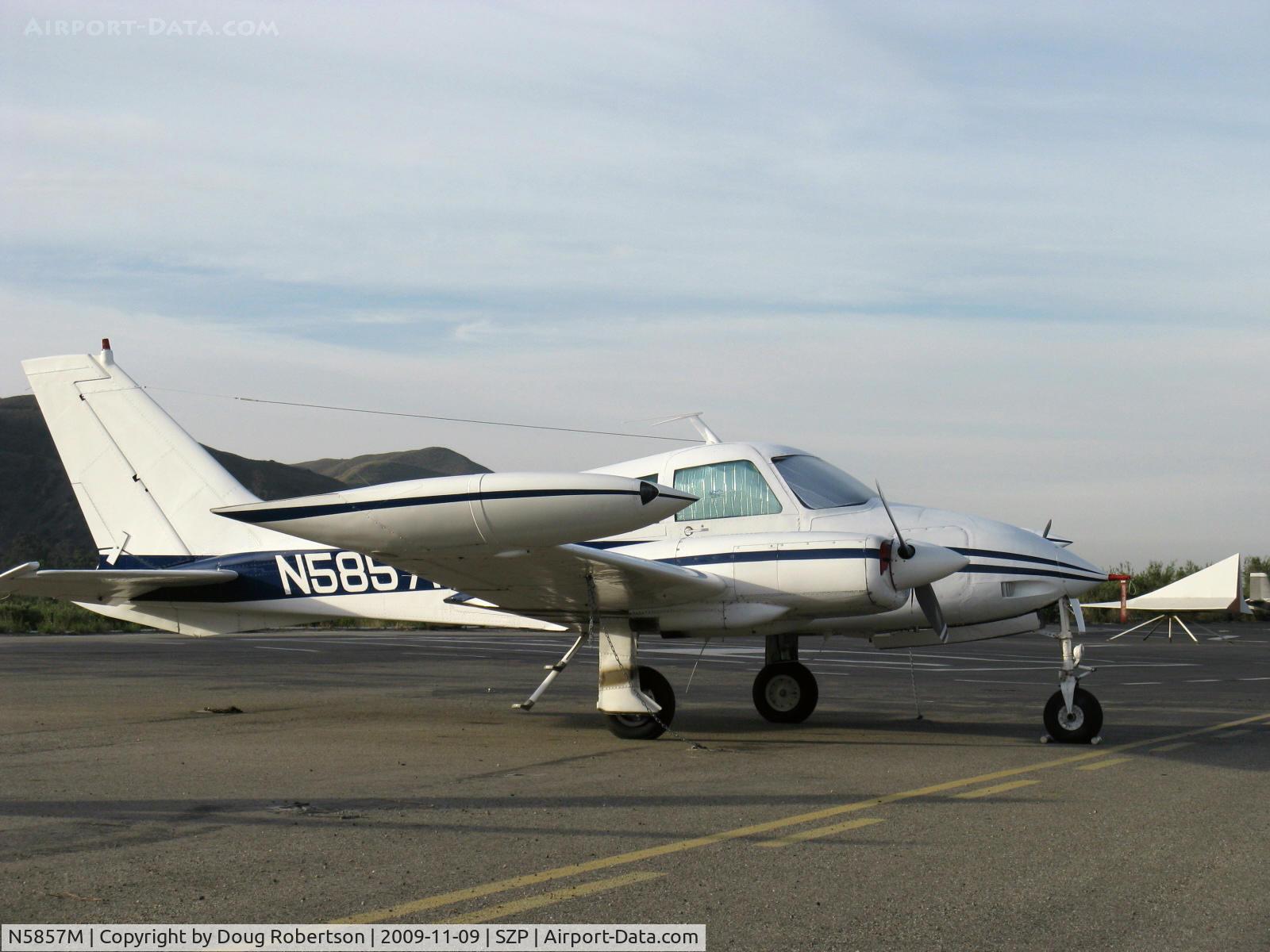 N5857M, 1969 Cessna 310P C/N 310P0157, 1969 Cessna 310P, two Continental IO-470-VO 260 Hp each