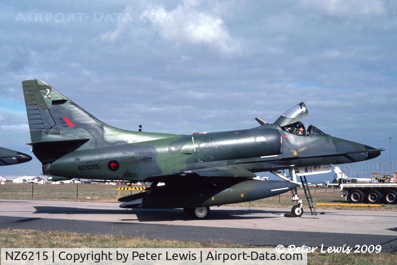 NZ6215, 1968 McDonnell Douglas A-4G Skyhawk C/N 13824, 75 Squadron at Ohakea