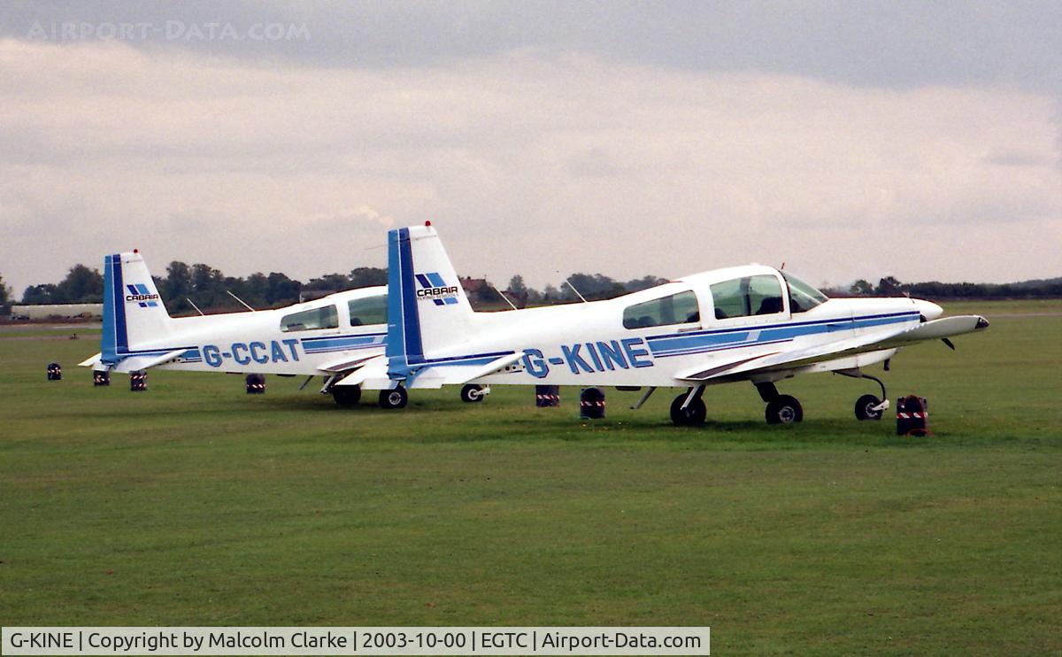 G-KINE, 1979 Gulfstream American AA-5A Cheetah C/N AA5A-0896, Gulfstream American Gulfstream AA-5A at Cranfield Airport.