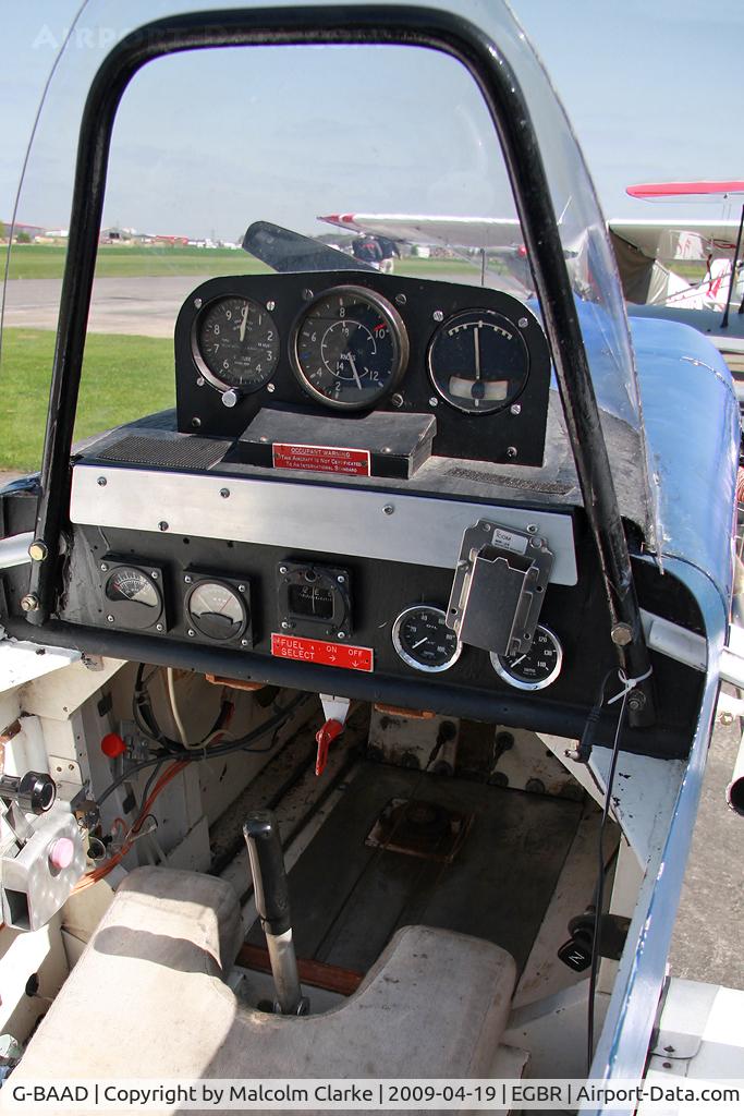 G-BAAD, 1973 Evans VP-1 Volksplane C/N PFA 1540, Aeronca 100 at Breighton Airfield.