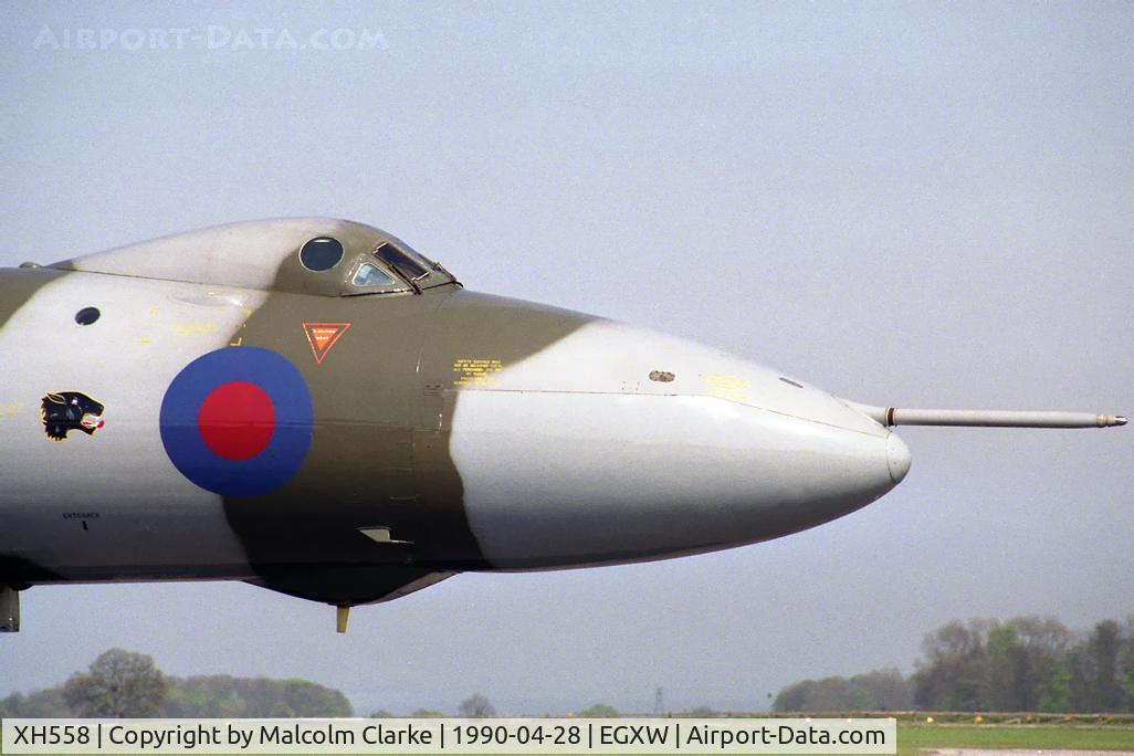 XH558, 1960 Avro Vulcan B.2 C/N Set 12, Avro 698 Vulcan B2. From the RAF Vulcan Display Flight, Scampton.