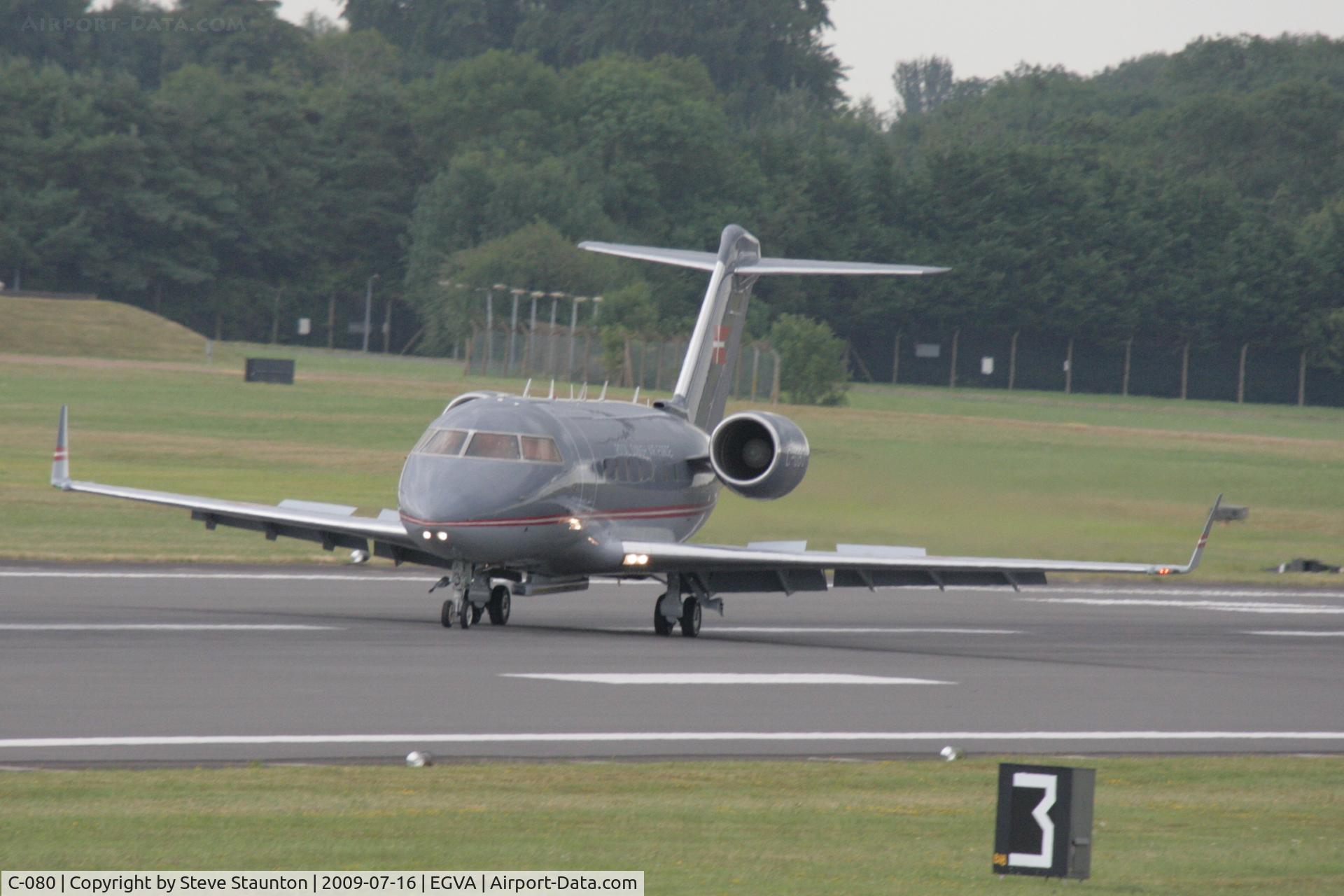 C-080, 1998 Bombardier Challenger 604 (CL-600-2B16) C/N 5380, Taken at the Royal International Air Tattoo 2009