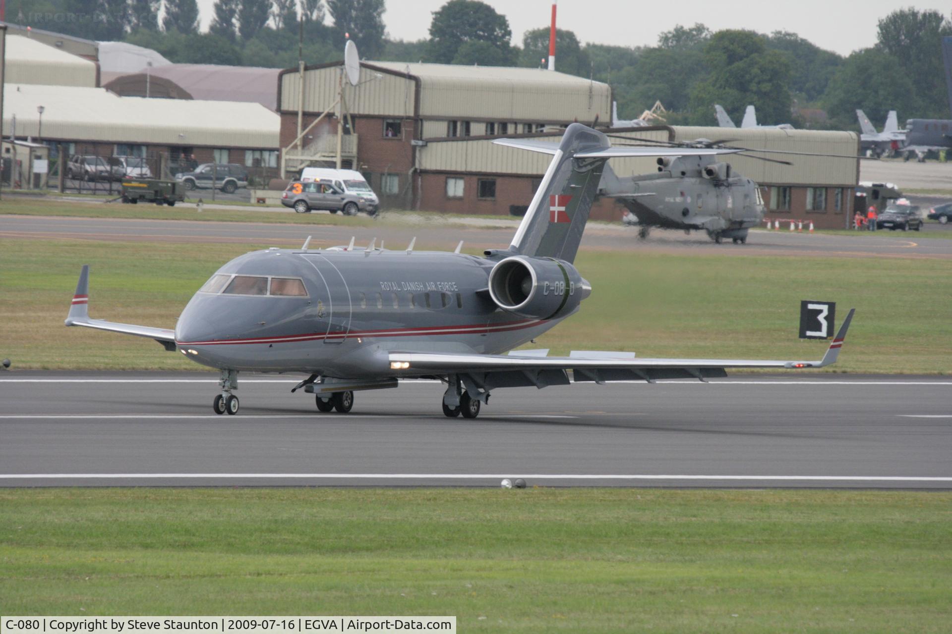 C-080, 1998 Bombardier Challenger 604 (CL-600-2B16) C/N 5380, Taken at the Royal International Air Tattoo 2009