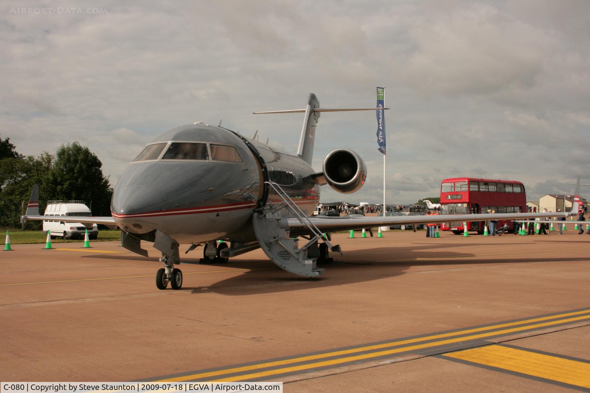 C-080, 1998 Bombardier Challenger 604 (CL-600-2B16) C/N 5380, Taken at the Royal International Air Tattoo 2009