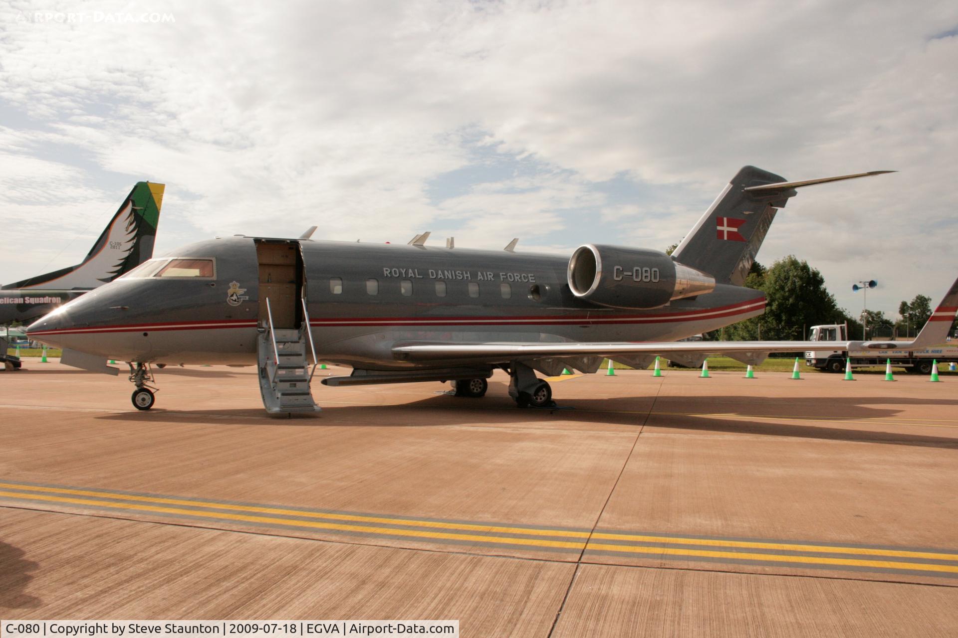 C-080, 1998 Bombardier Challenger 604 (CL-600-2B16) C/N 5380, Taken at the Royal International Air Tattoo 2009