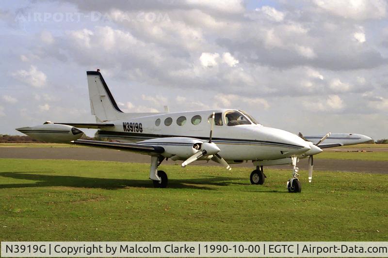 N3919G, Cessna 340A C/N 340A0234, Cessna 340A at Cranfield Airport, UK.