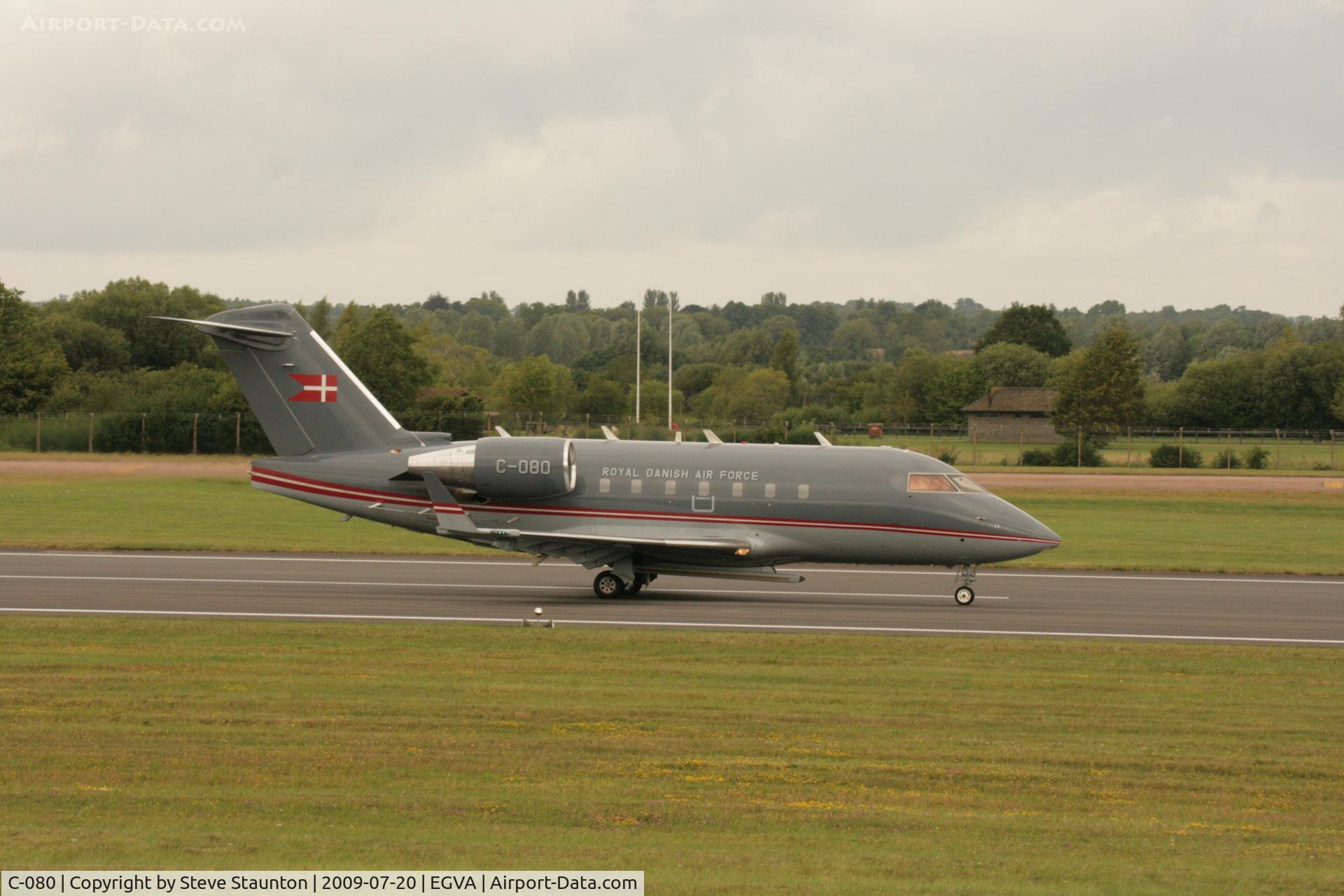 C-080, 1998 Bombardier Challenger 604 (CL-600-2B16) C/N 5380, Taken at the Royal International Air Tattoo 2009