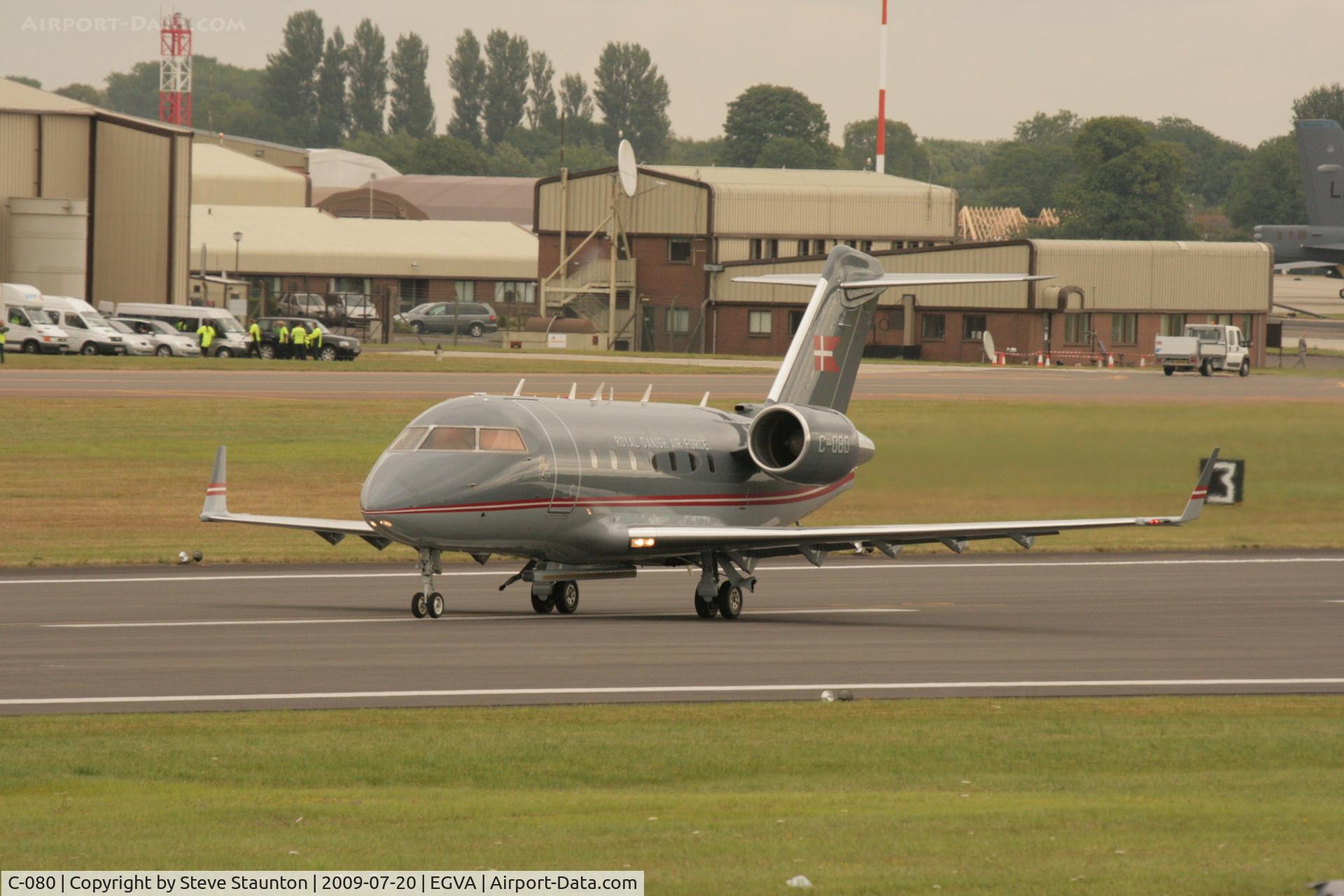 C-080, 1998 Bombardier Challenger 604 (CL-600-2B16) C/N 5380, Taken at the Royal International Air Tattoo 2009