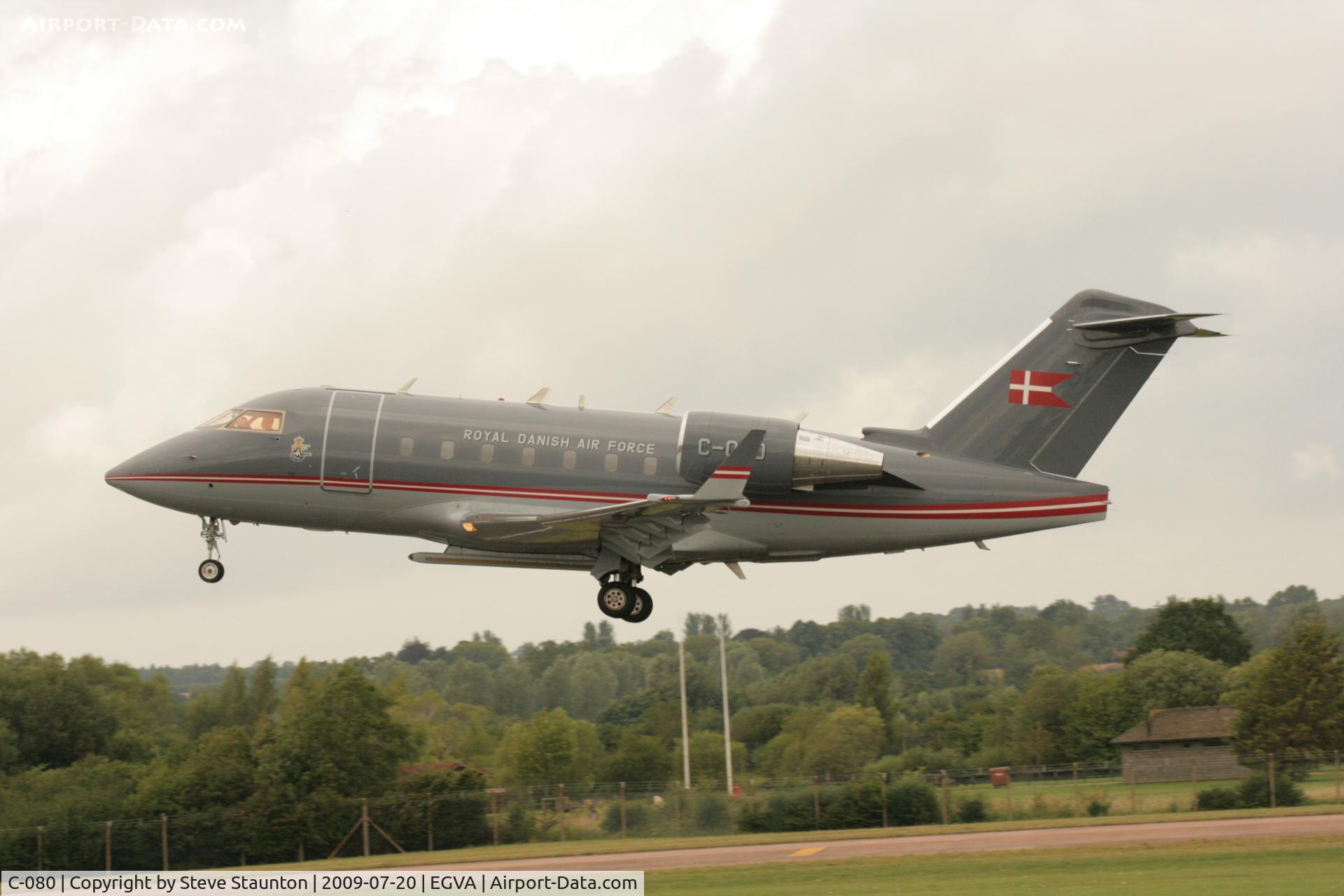 C-080, 1998 Bombardier Challenger 604 (CL-600-2B16) C/N 5380, Taken at the Royal International Air Tattoo 2009