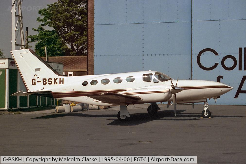 G-BSKH, 1978 Cessna 421C Golden Eagle C/N 421C-0603, Cessna 421C Golden Eagle at Cranfield Airport, UK.