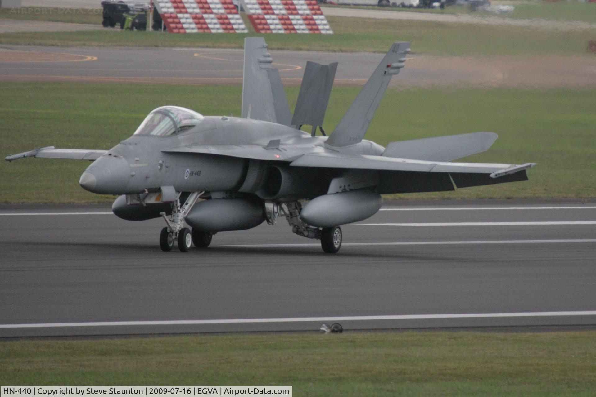 HN-440, McDonnell Douglas F-18C Hornet C/N 1455, Taken at the Royal International Air Tattoo 2009