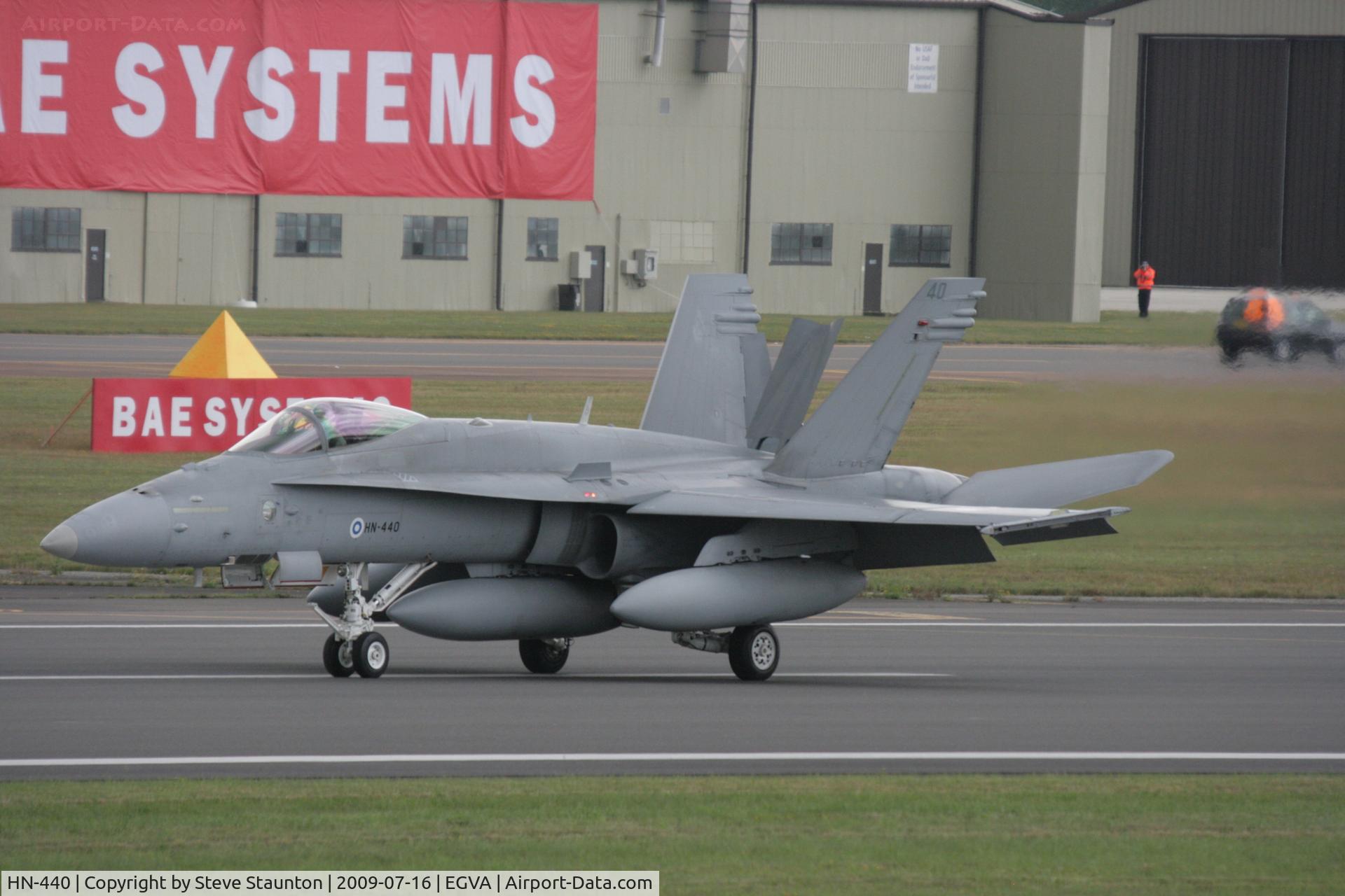 HN-440, McDonnell Douglas F-18C Hornet C/N 1455, Taken at the Royal International Air Tattoo 2009