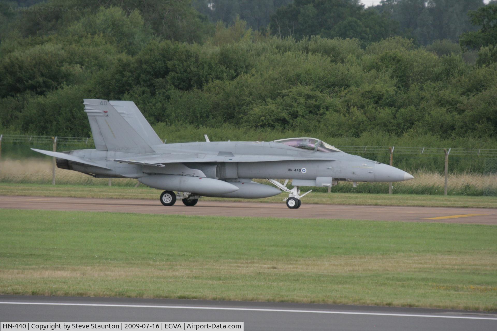 HN-440, McDonnell Douglas F-18C Hornet C/N 1455, Taken at the Royal International Air Tattoo 2009