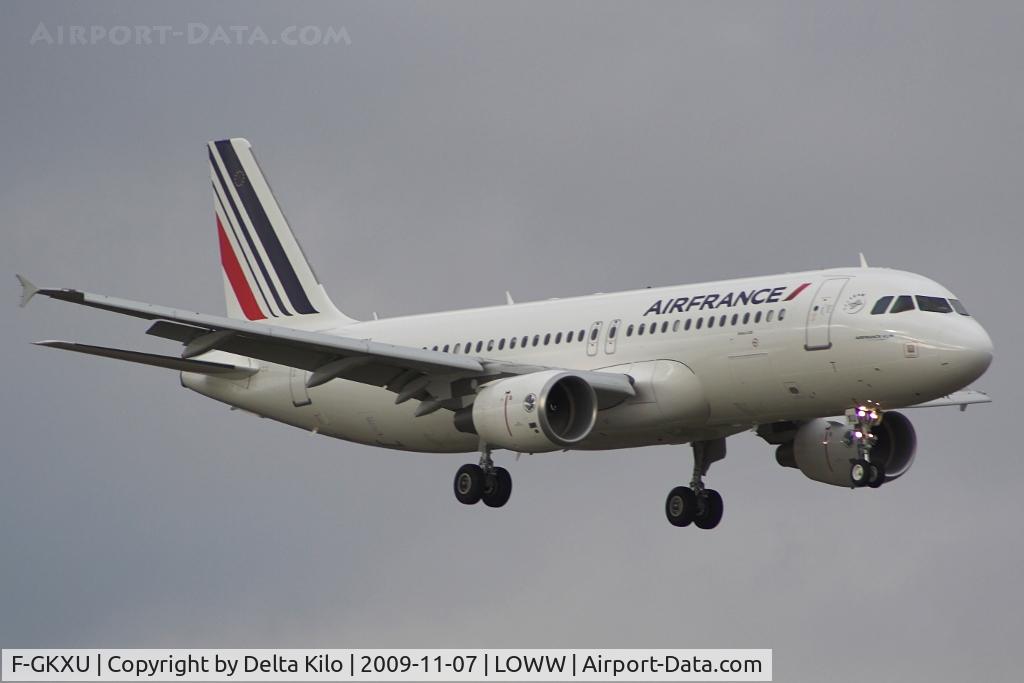 F-GKXU, 2009 Airbus A320-214 C/N 4063, AIR FRANCE