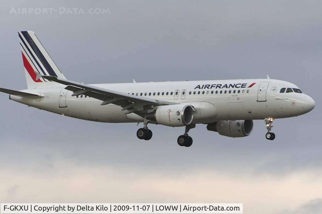 F-GKXU, 2009 Airbus A320-214 C/N 4063, AIR FRANCE