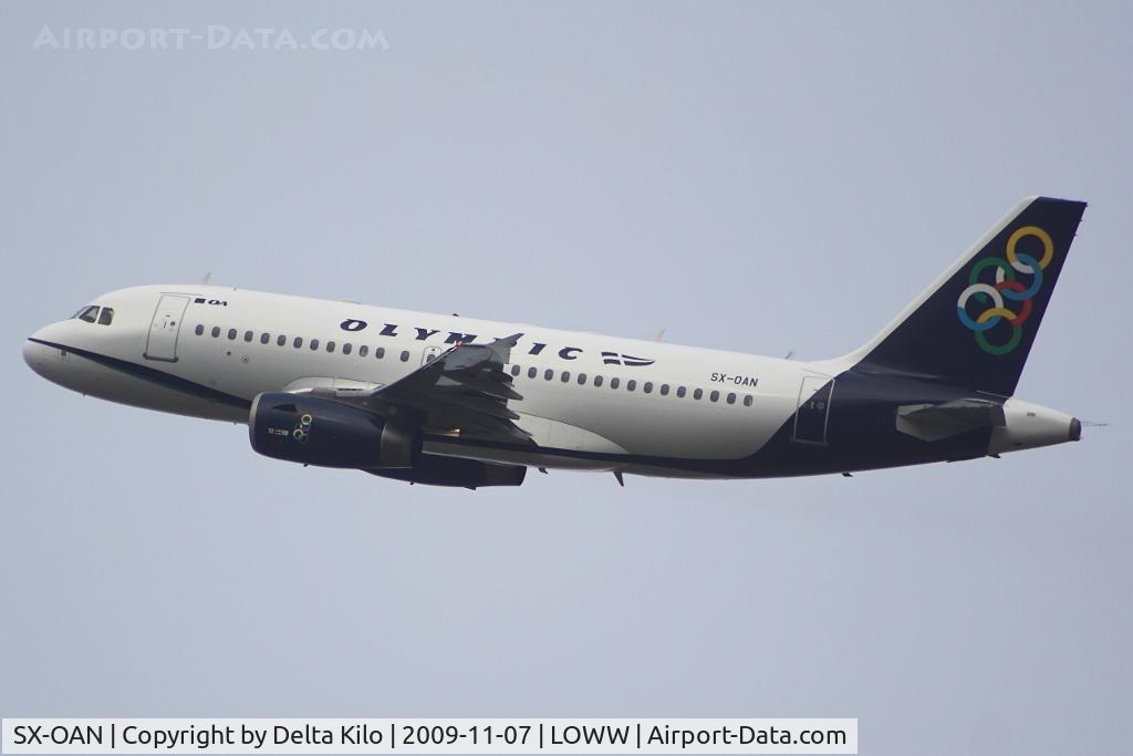 SX-OAN, 2002 Airbus A319-133LR C/N 1727, Pantheon Airways/to be op as OLympic Air OAL
