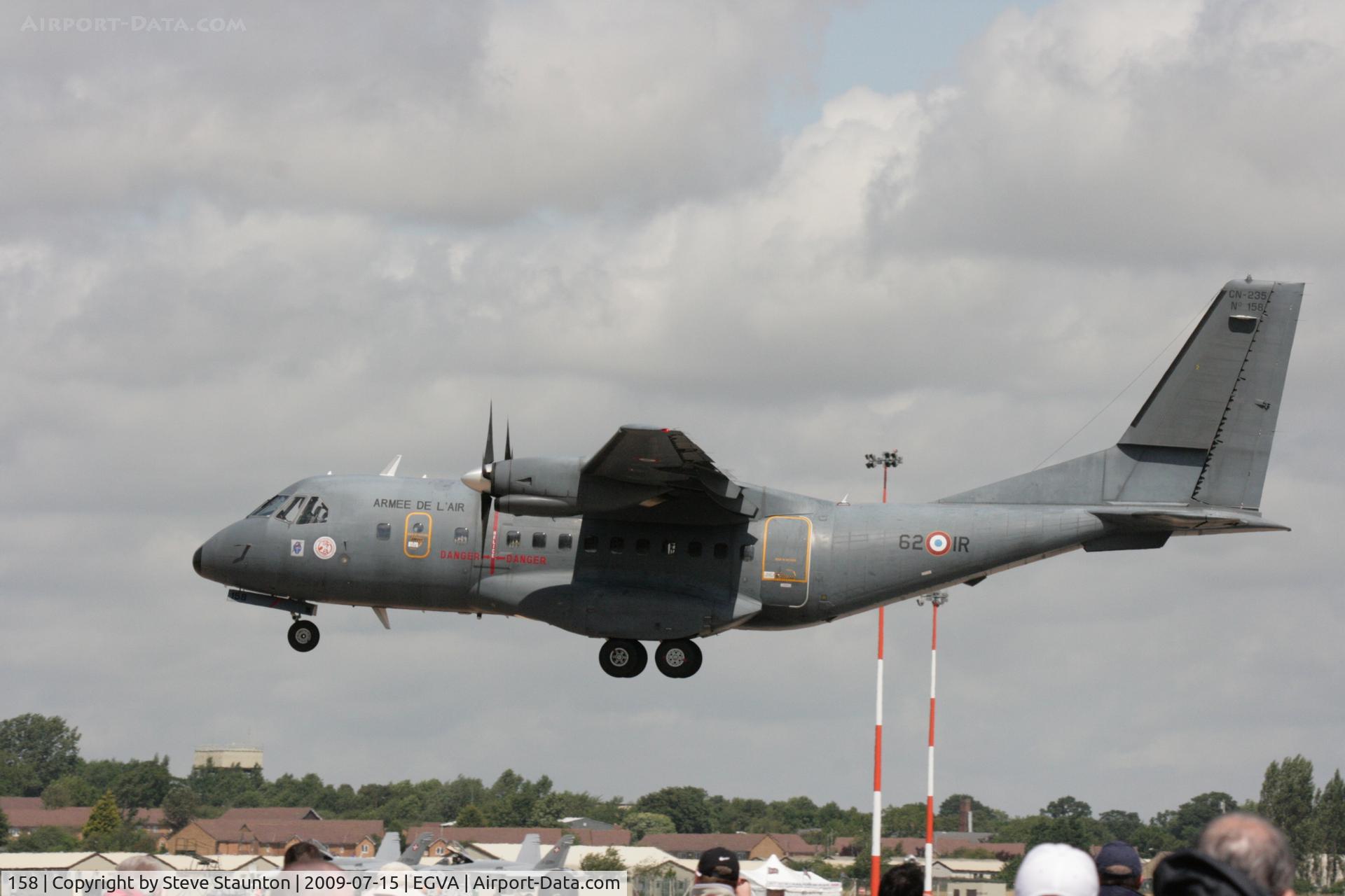 158, Airtech CN-235-200M C/N C158, Taken at the Royal International Air Tattoo 2009