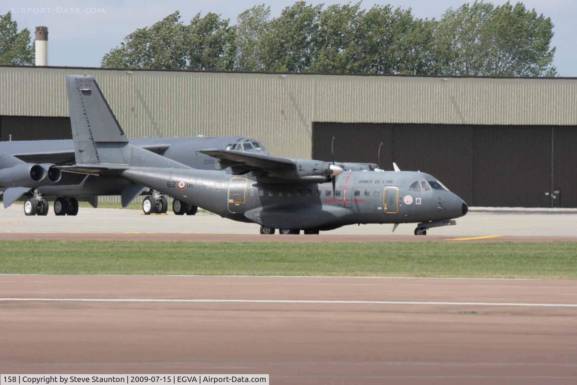 158, Airtech CN-235-200M C/N C158, Taken at the Royal International Air Tattoo 2009