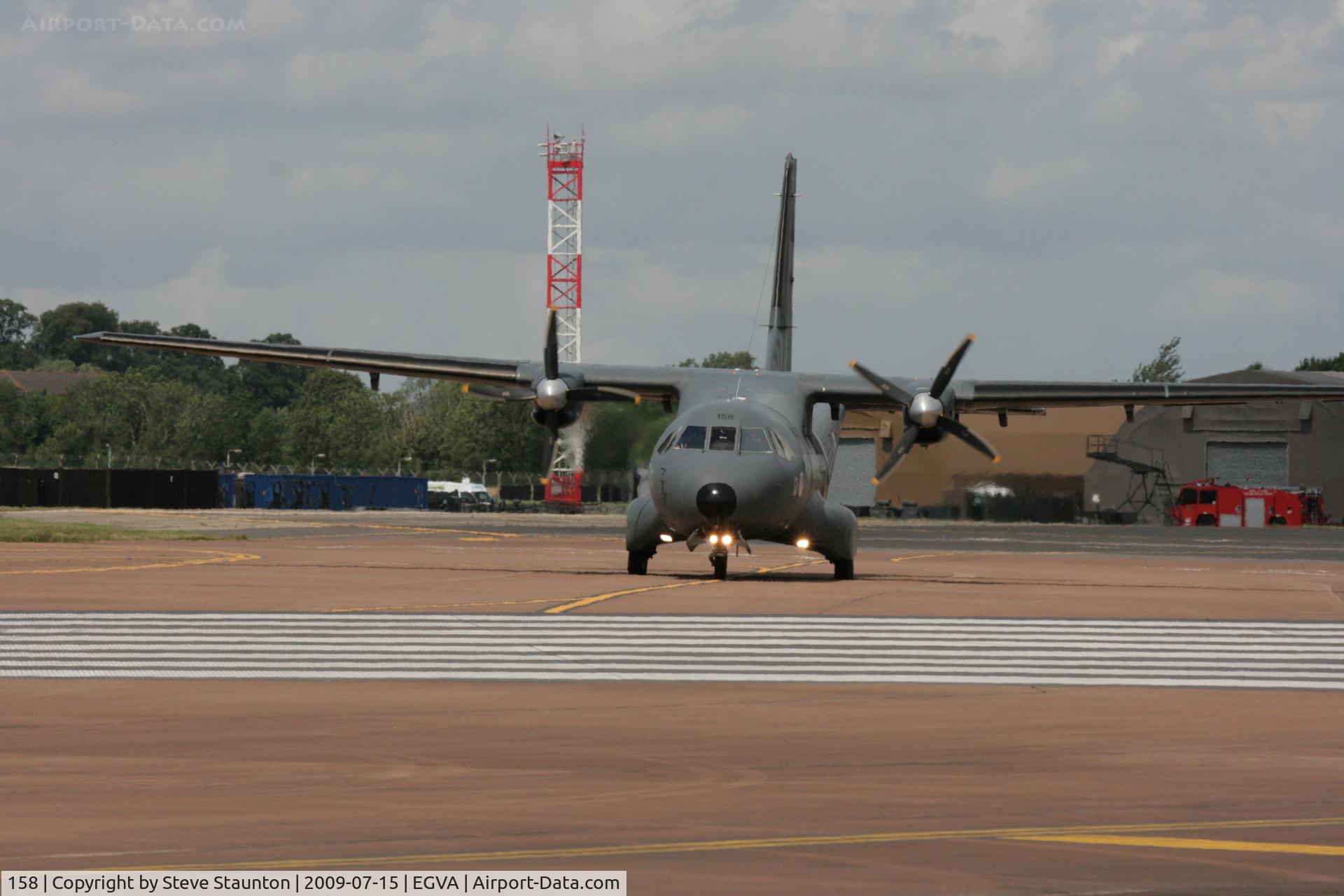 158, Airtech CN-235-200M C/N C158, Taken at the Royal International Air Tattoo 2009