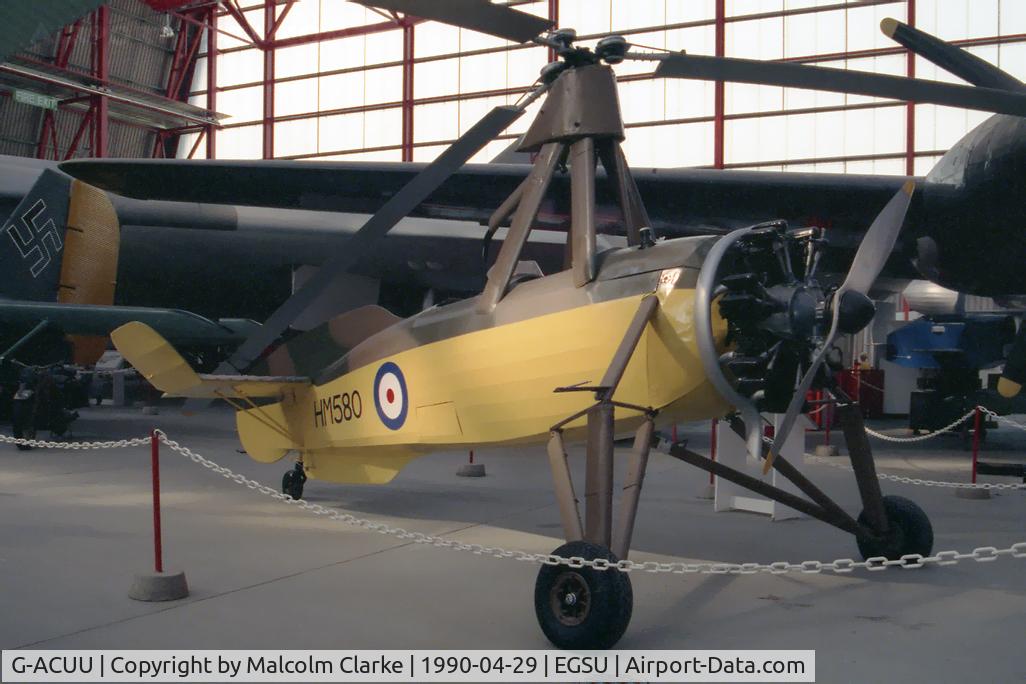G-ACUU, 1934 Avro 671 Rota I (Cierva C-30A) C/N 726, Cierva C.30A at The Imperial War Museum, Duxford.