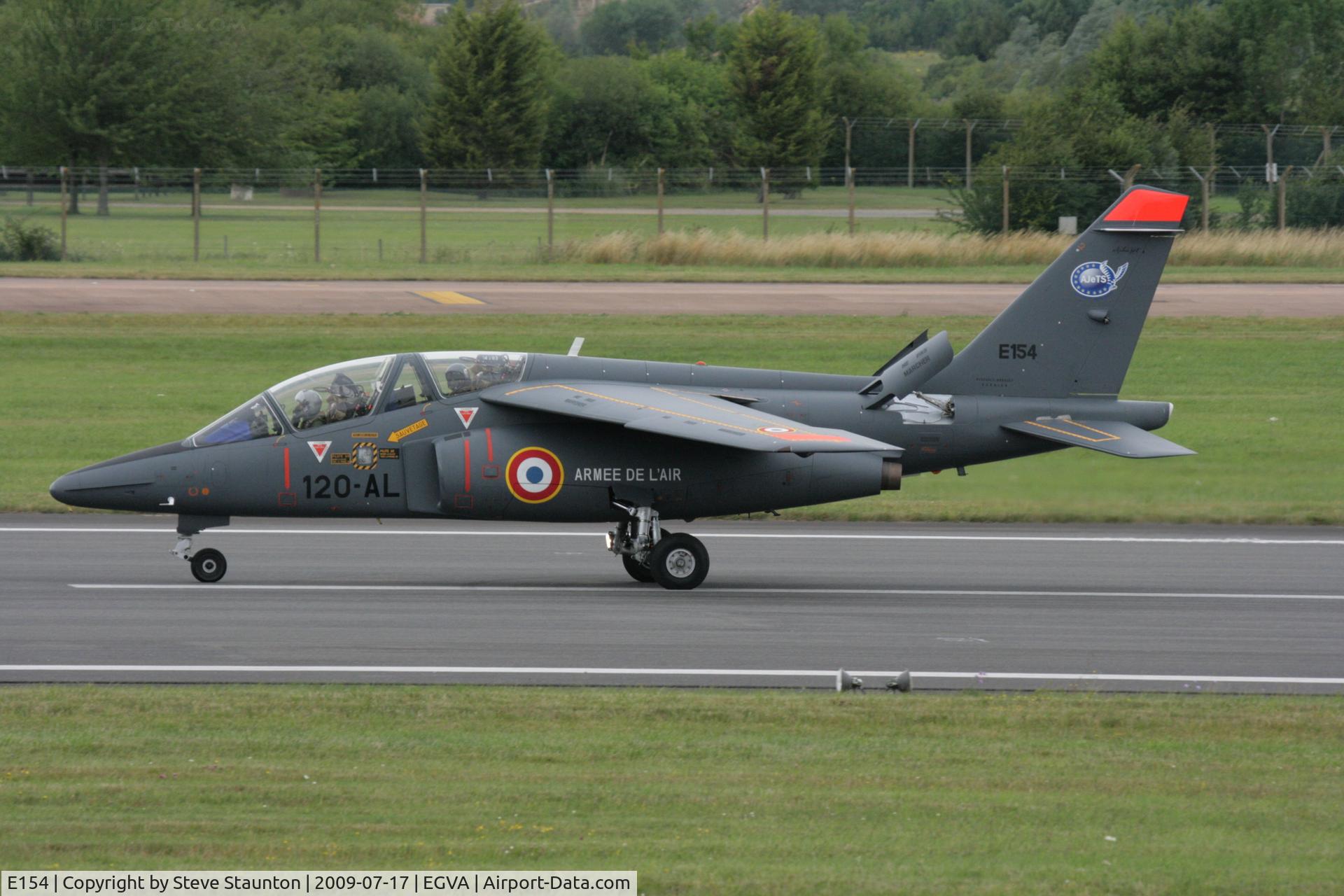 E154, Dassault-Dornier Alpha Jet E C/N E154, Taken at the Royal International Air Tattoo 2009