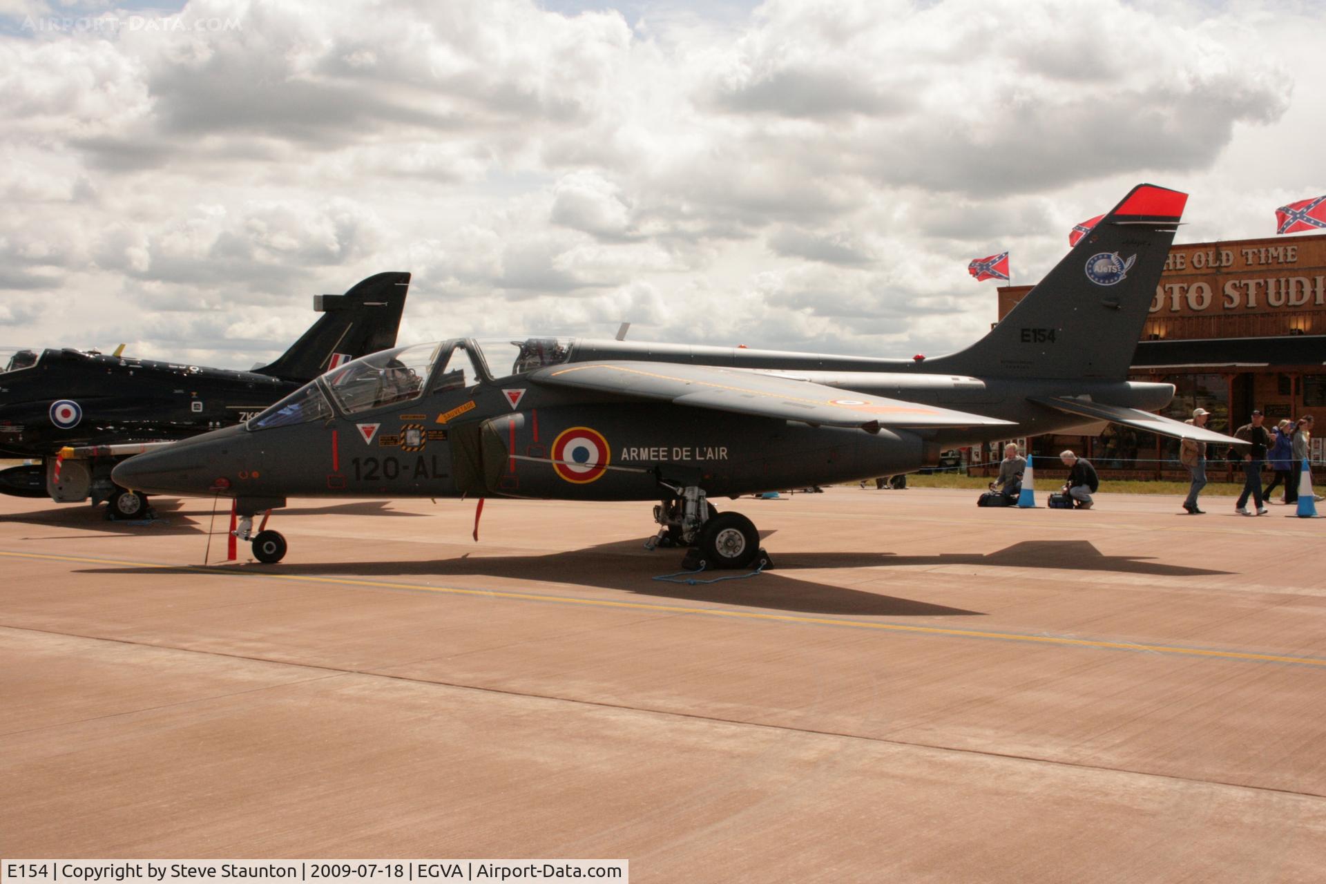 E154, Dassault-Dornier Alpha Jet E C/N E154, Taken at the Royal International Air Tattoo 2009