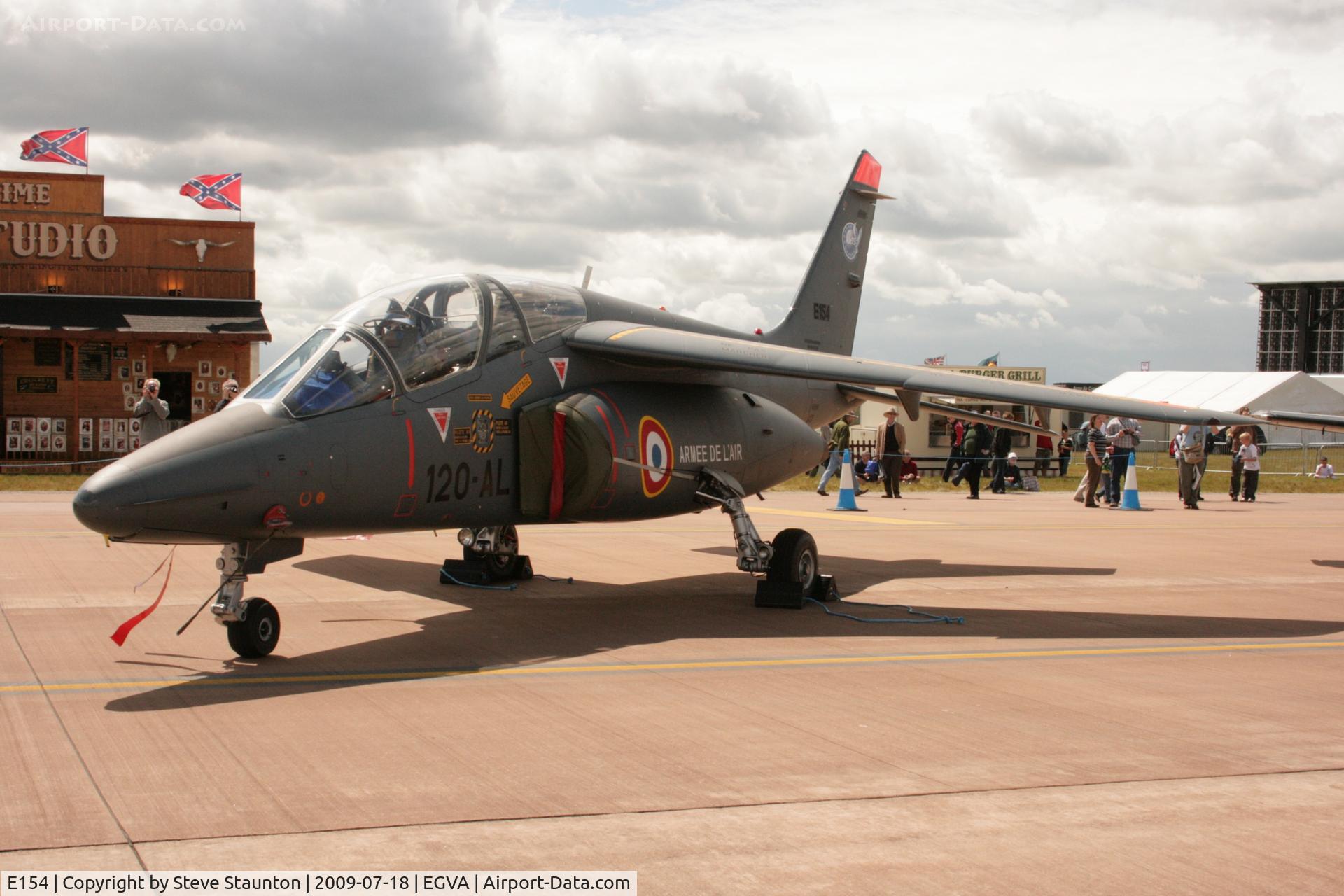 E154, Dassault-Dornier Alpha Jet E C/N E154, Taken at the Royal International Air Tattoo 2009