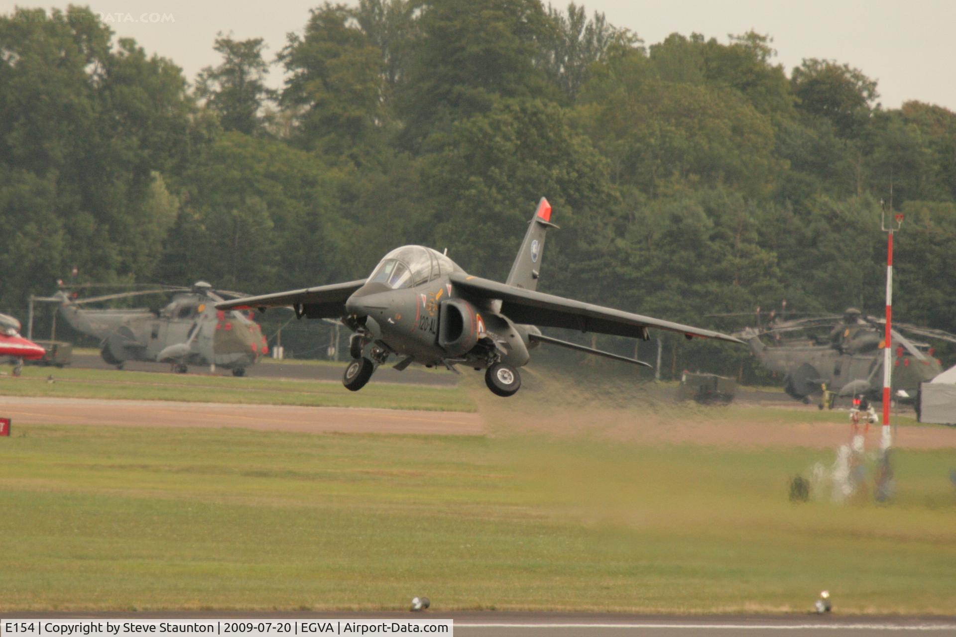E154, Dassault-Dornier Alpha Jet E C/N E154, Taken at the Royal International Air Tattoo 2009