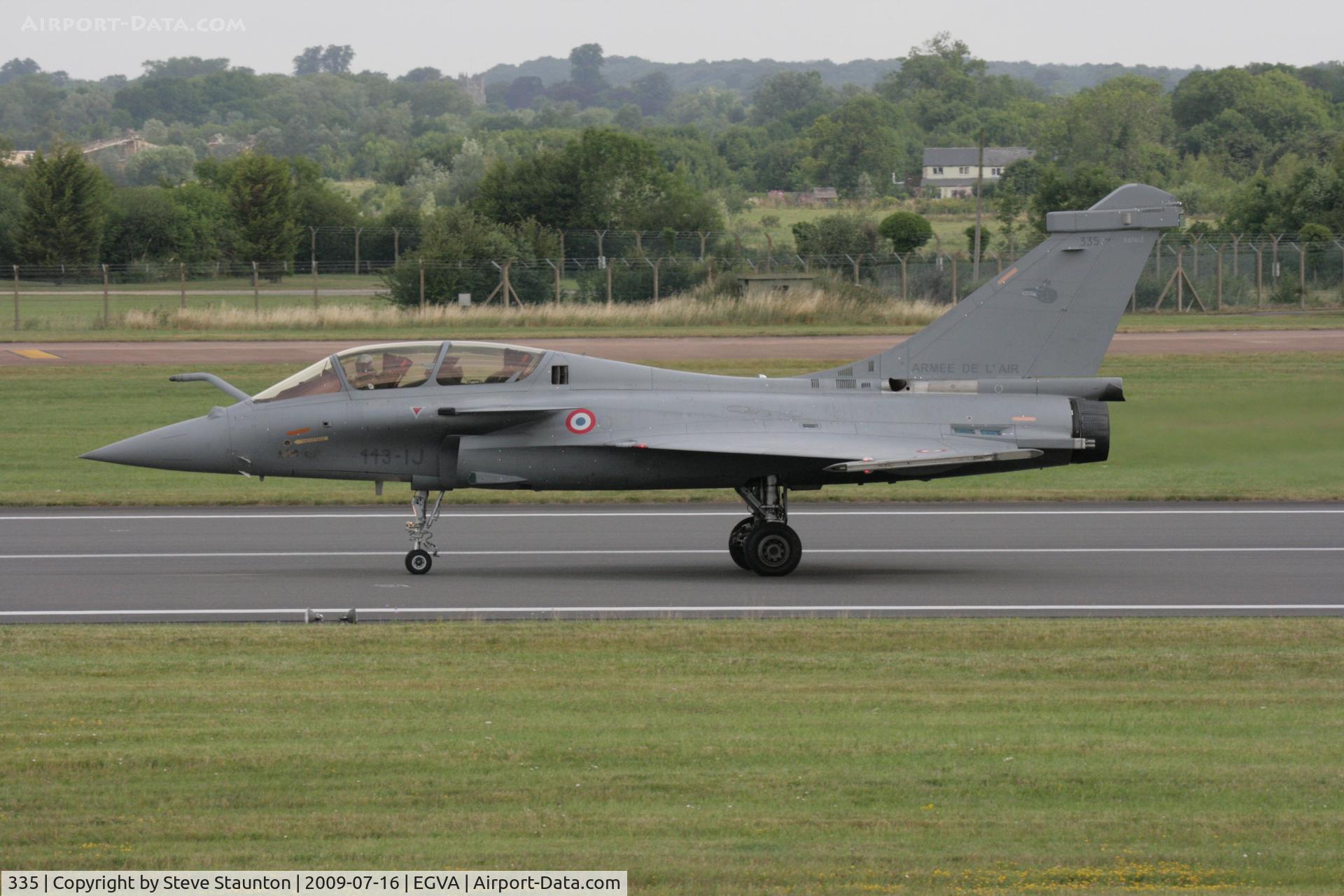 335, 2008 Dassault Rafale B C/N 335, Taken at the Royal International Air Tattoo 2009